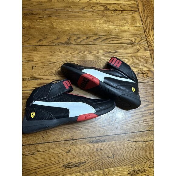 PUMA Men\'s Scuderia Ferrari Kart Cat RL Mid Motorsport Sneakers 9.5 main image 4